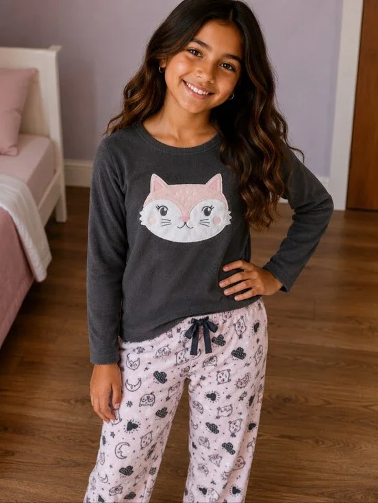 Size 10 Carter's Fleece pj Set