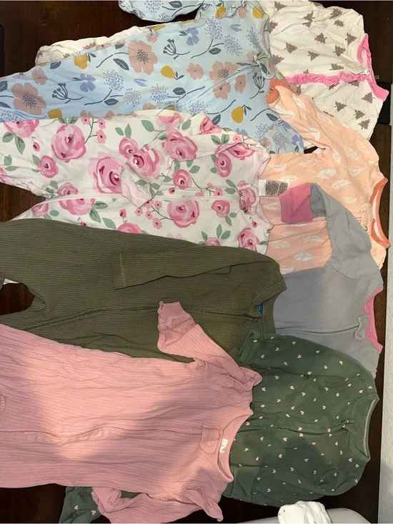 Baby girl sleeper Bundle size 3-6m