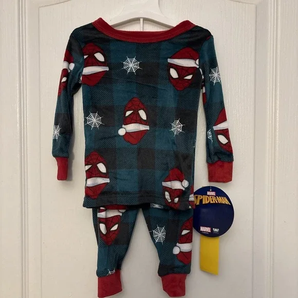 New Marvel‎ Spider-Man Toddler Christmas Pajamas Set, 2 Pieces Size - 18 Months