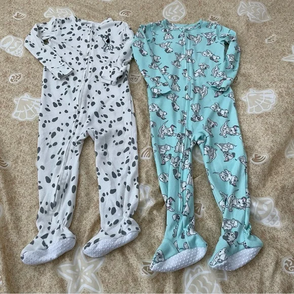 Disney Baby 2 Pack Zip-Up Footed Sleeper Size 24M