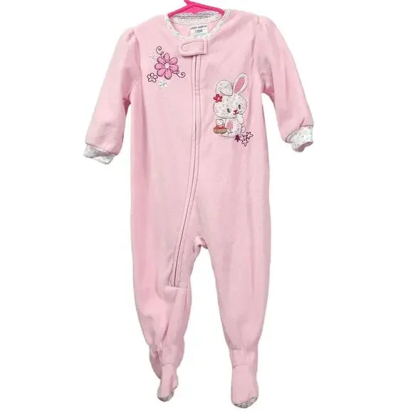 okie-dokie  Fleece Sleeper‎ Size 18mo NWOT