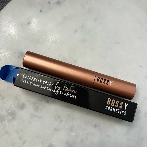 New NWT Bossy Cosmetics Mascara SAPPHIRE Lengthening‎ Volumizing Eye Makeup