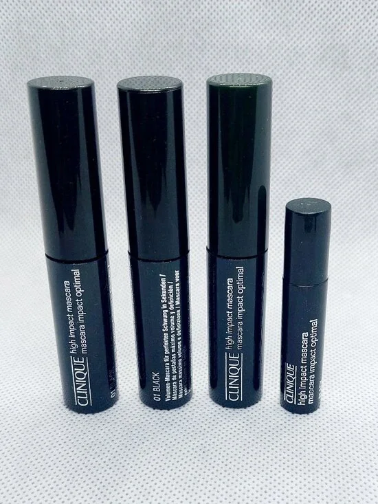 3 black Clinique High Impact Mascara +1 Bonus Mascara NEW