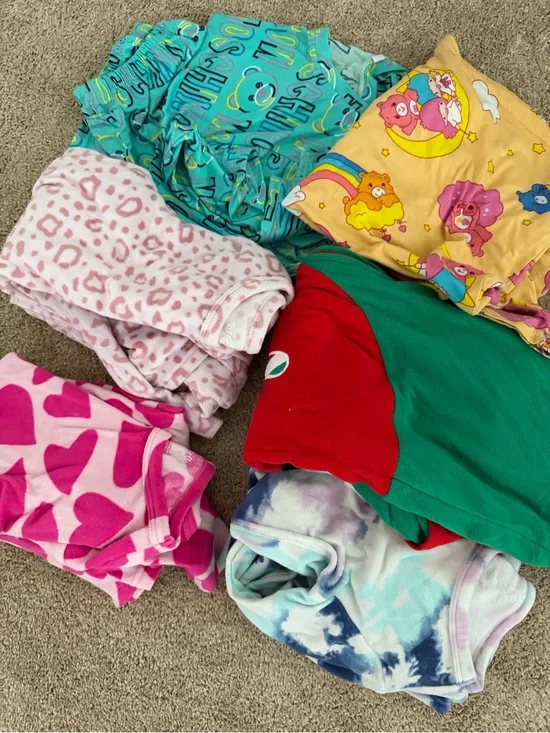 Mixed Kids Pajama Shorts Bundle 8-10yo