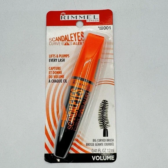 Rimmel London Scandal'Eyes Volume Flash Mascara, Black 001, 0.41 oz New In Pack