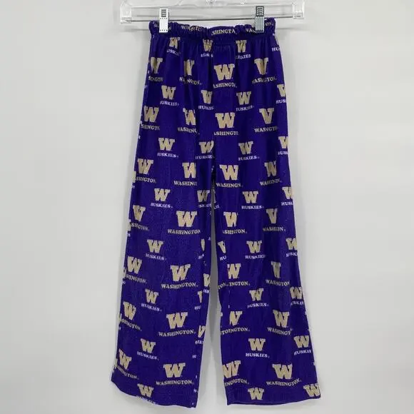 Genuine Stuff Washington Huskies UDUB Cozy Pajama Pants Purple 8 Small