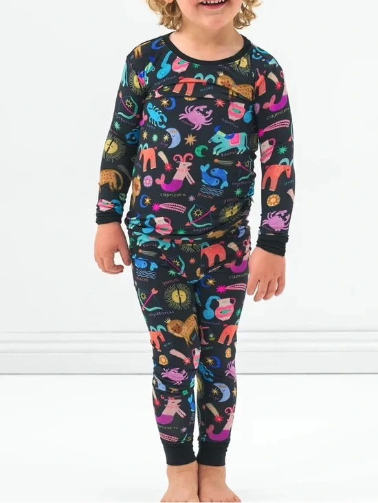 Little sleepies star signs pajama set 12/18