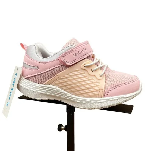 Carter's Toddler Girls‎ Slip-on Casual Sneakers Size 10 Light Pink Lightweight