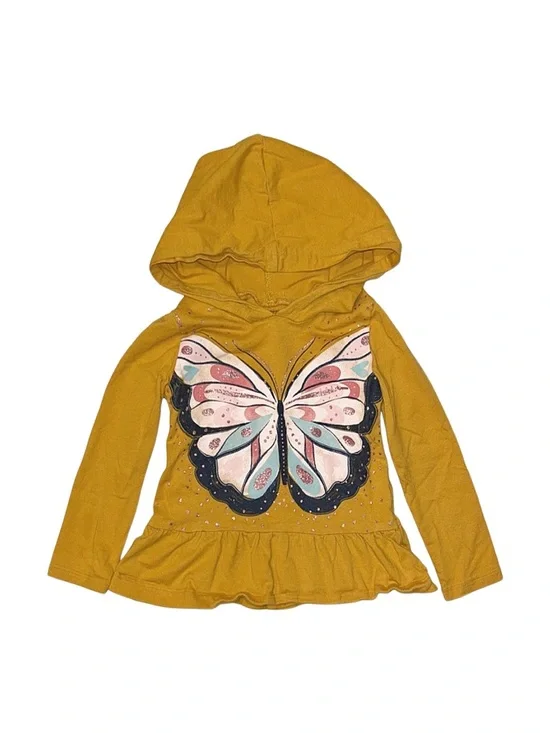 CARTER'S Toddler Girl Graphic Long Sleeve Hooded Top Size 2T