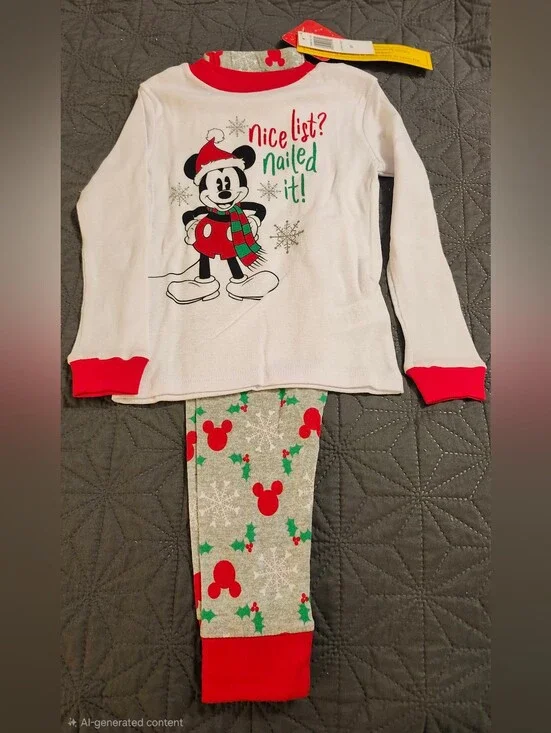 Mickey Mouse Christmas Pajama Set