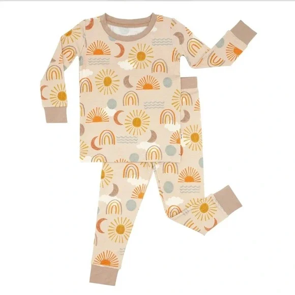 NWT Little Sleepies Warm Waves | 2T Bamboo 2 Piece Pajama Set