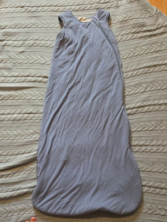 2.5 tog Kyte BABY Blue Zippered Baby Sleep Sack 18-36 Months Bamboo