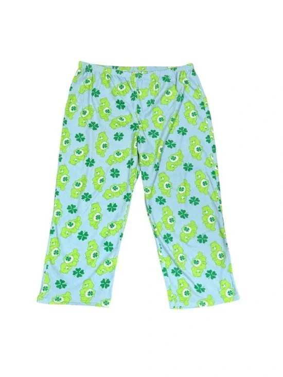 Care Bears pajama bottoms featuring Good Luck Bear size 3X