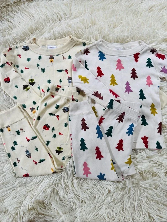 Hanna Andersson Christmas PJ Sets 3T