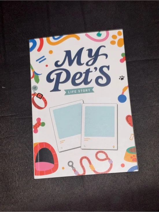 My Pet's Life Story Keepsake Notebook - White