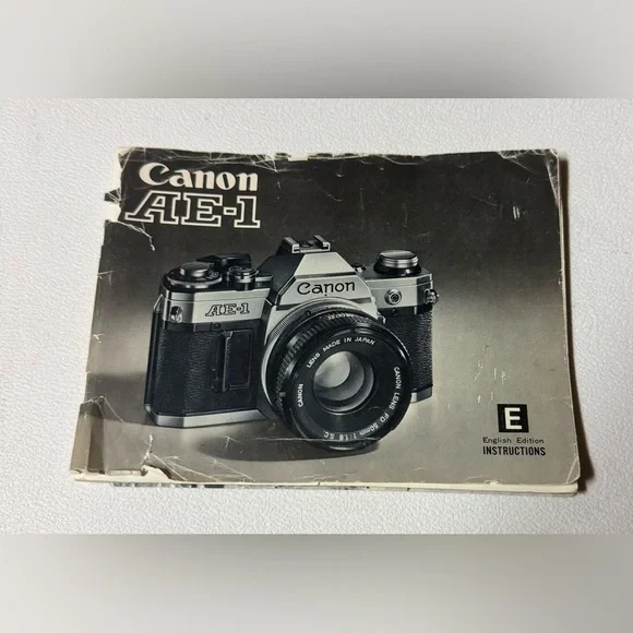 Canon AE-1 - Camera Instruction Book Manual