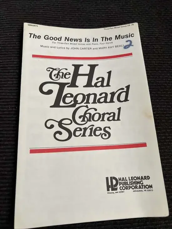 Hal Leonard (08602975) Choral Music: The Good News Is In The Music-3-Part-Qty.12