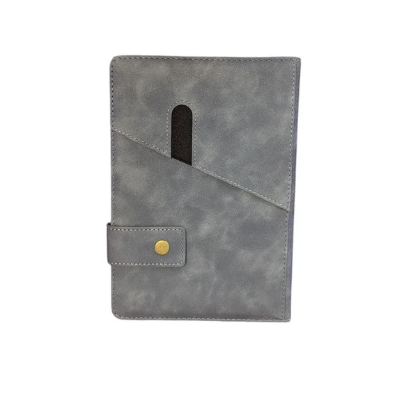 A5 Faux Leather Notebook Hardcover‎ Dairy Calendar Journal Daily Meeting Office