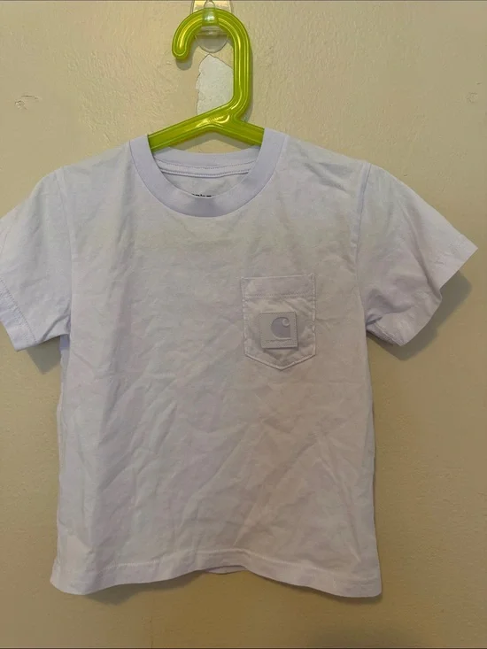 Carhartt Kids Lavender White Pocket Tee