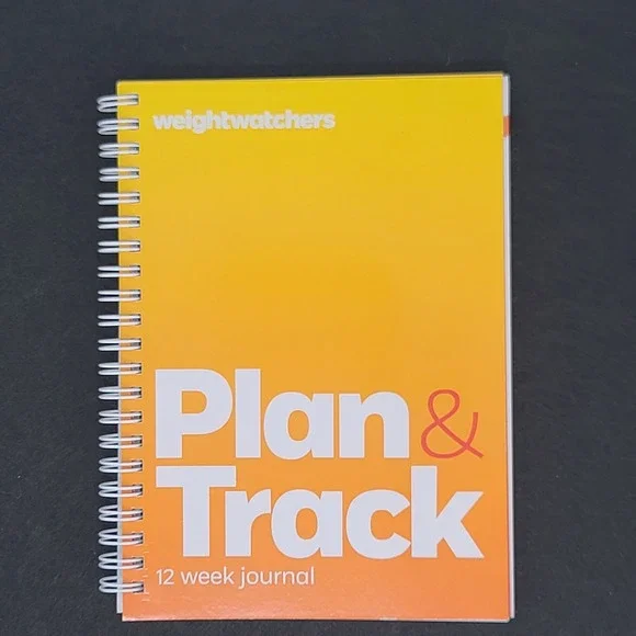 Weight Watchers Plan & Track Journal Unisex OS Orange 12 Week PointsPlus Unused