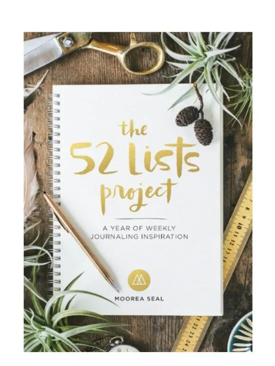 Anthropologie Moorea Seal The 52 Lists Project Hardcover Guided Journal