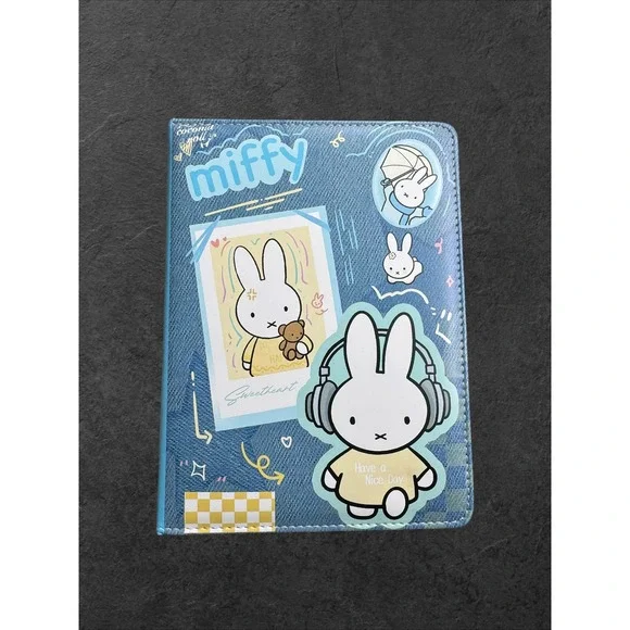 Miffy Blue Denim Style Notebook Journal Dick Bruna Character Stationery New