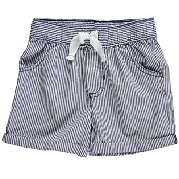 Carters Playwear Toddler Stripe Woven Shorts 2T New wth Tags Navy White Adorable