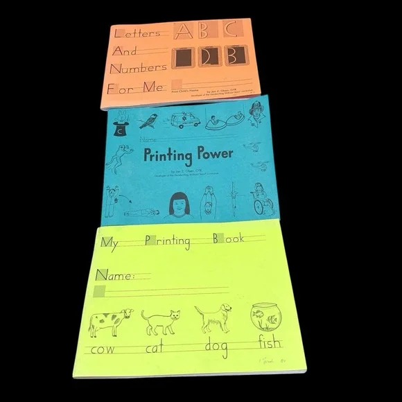 Lot Of 3 Handwitting‎ Without Tears Series By  Jan Z Olsen Workbooks NEW!