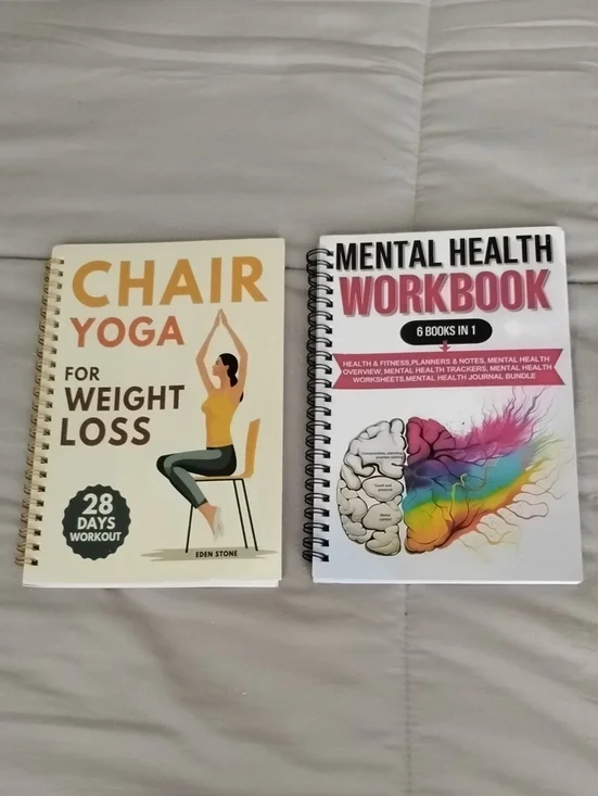 Chair Yoga/Wellness Health Aide Spiral Workbooks