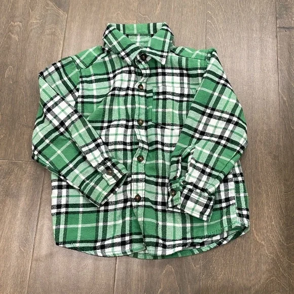 Carters 24M Boy Flannel Shirt