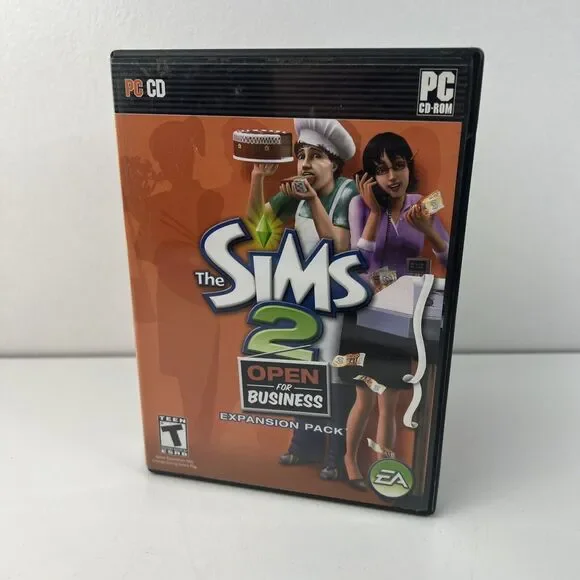 The Sims 2 Open For Business PC Game Expansion Pack 2006 Complete