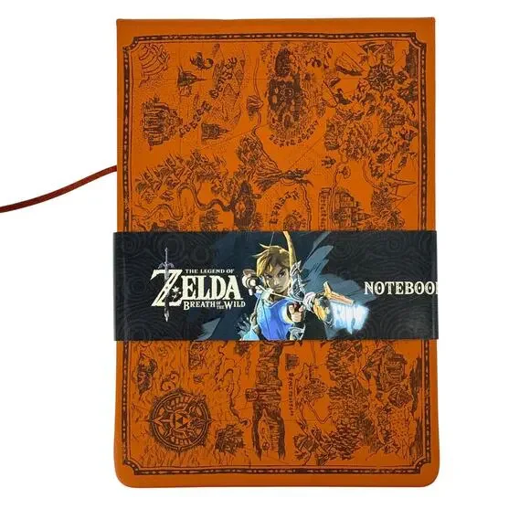 Nintendo Zelda Breath of the Wild Hardcover Notebook Journal 9x6 New