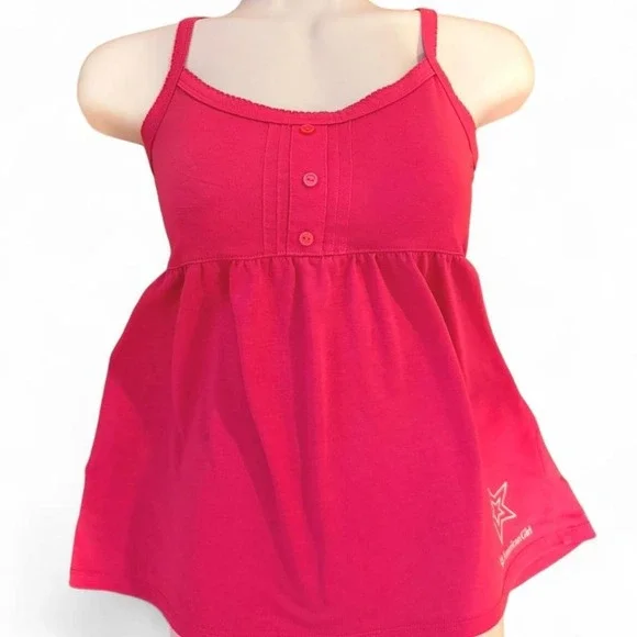 Y2K 2000s style‎ American Girl pink babydoll dress with star detail