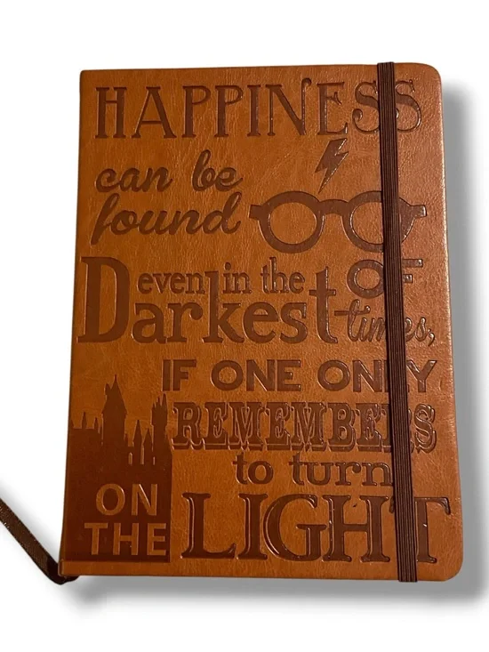 Harry Potter Faux Leather Journal Diary Booklet Hogwarts