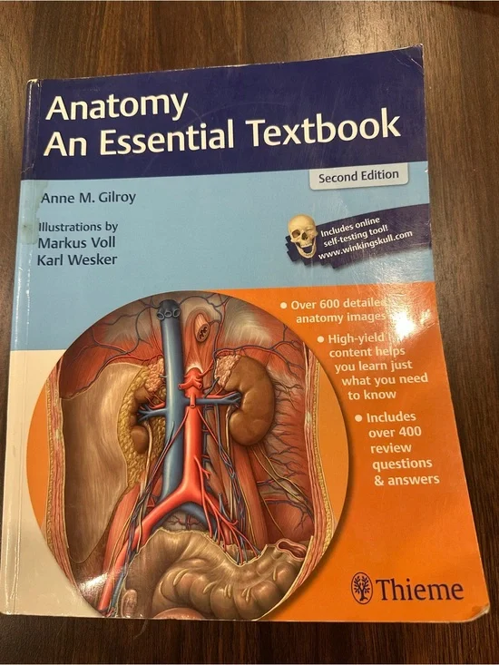 Anatomy An Essential Textbook - Gilroy