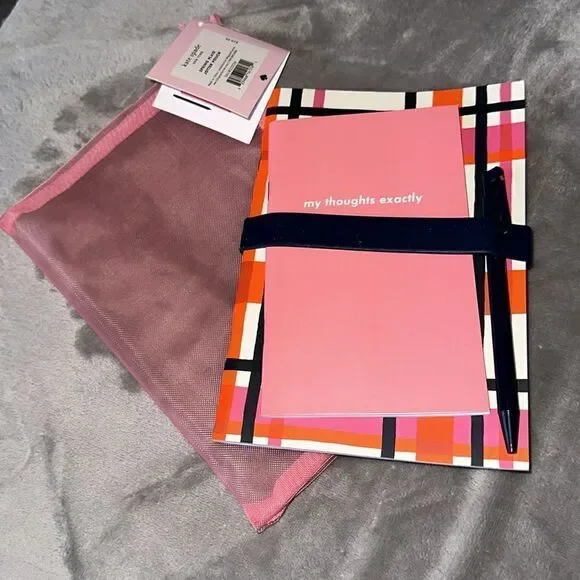 Kate Spade Spring Plaid Jotter Pouch!