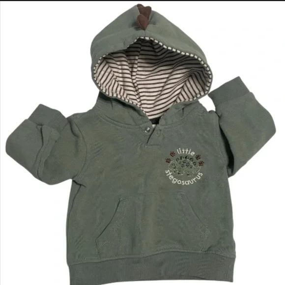 Kids Headquarters Dino Hoodie - Green