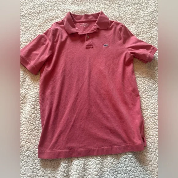 Vineyard Vines Coral Polo Shirt Boys