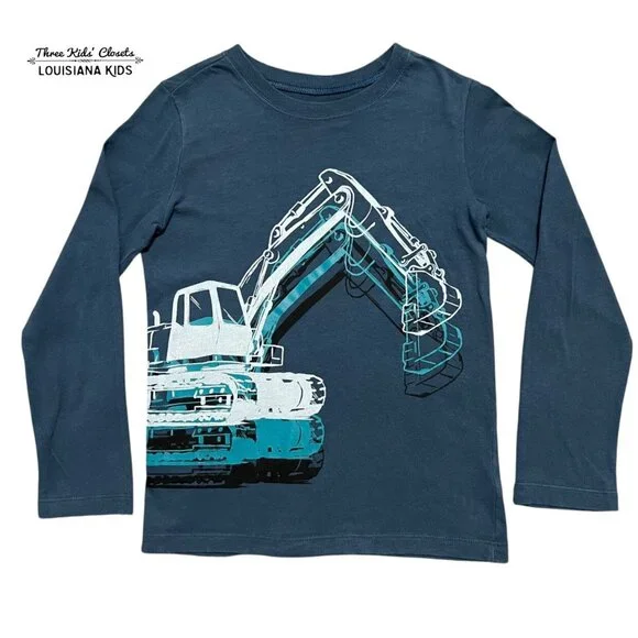 Carter's 6Y Excavator Digger Graphic Tee Shirt