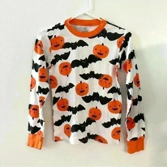 Carter's Kids Top Pumpkin Fall Halloween Size Small‎