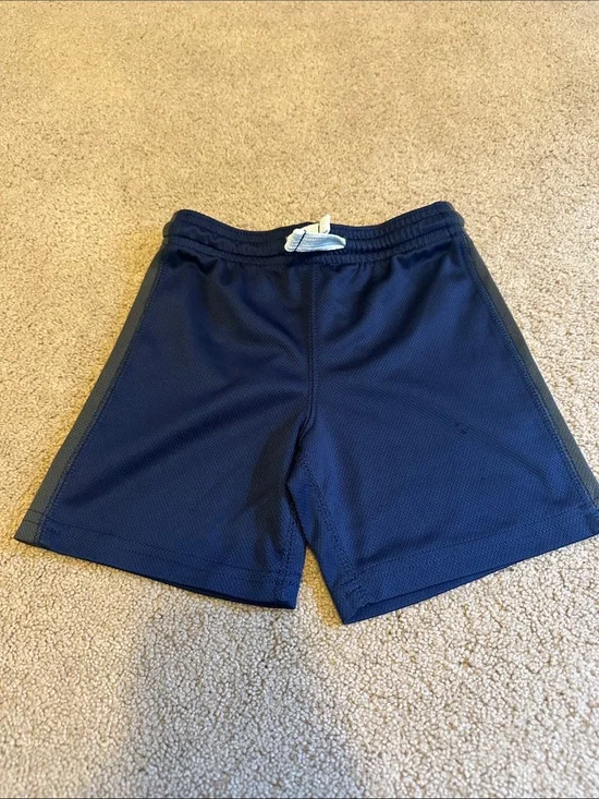 Boy's Navy Athletic Mesh Shorts