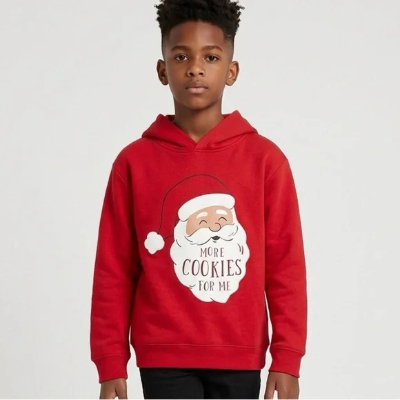 EUC Carter’s Toddler Unisex Red Santa Clause Hoodie - Size 3T