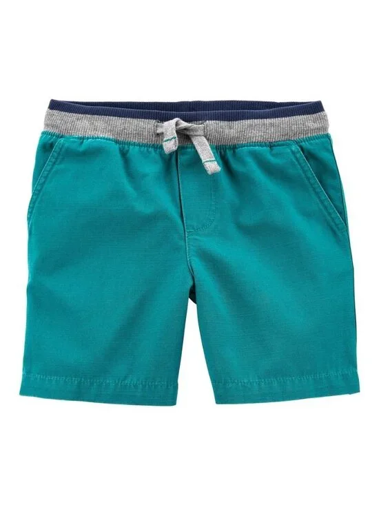 Carter's Baby Boys Easy Dock Shorts Teal Size 6 Months