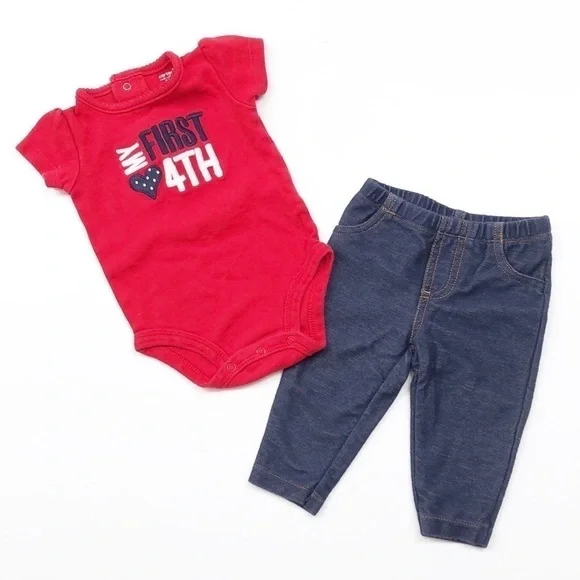 Carter's My First 4th of July baby outfit