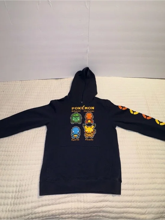 adidas Navy Blue Pokémon Graphic Hoodie