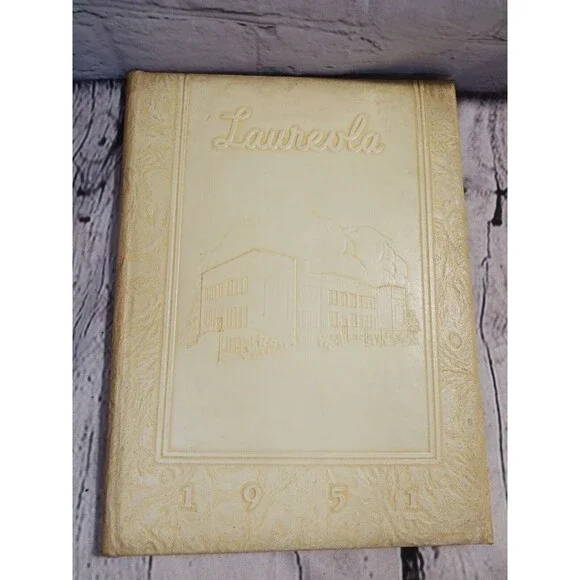 German Township High School Laureola 1951 Yearbook Vintage Retro Mid Century