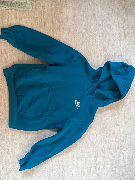 Nike Teal Blue Pullover Hoodie with White Tag