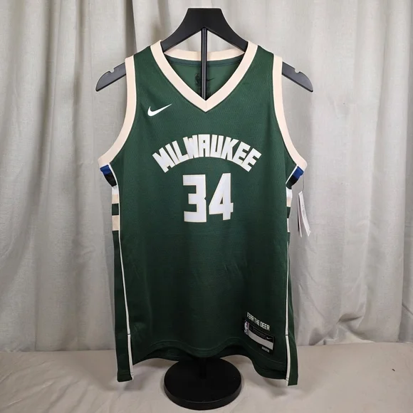 Nike NBA Giannis Antetokounmpo Milwaukee Bucks Youth L 14/16 Jersey NWT