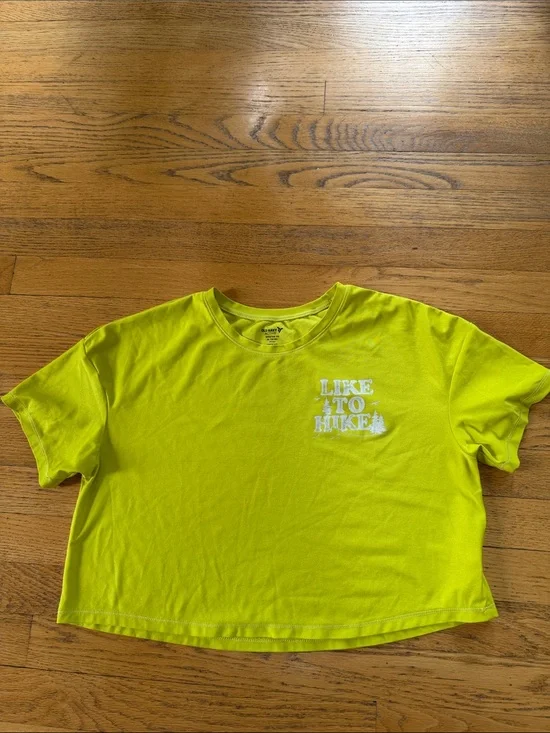 Girls  Old Navy Active crop tee