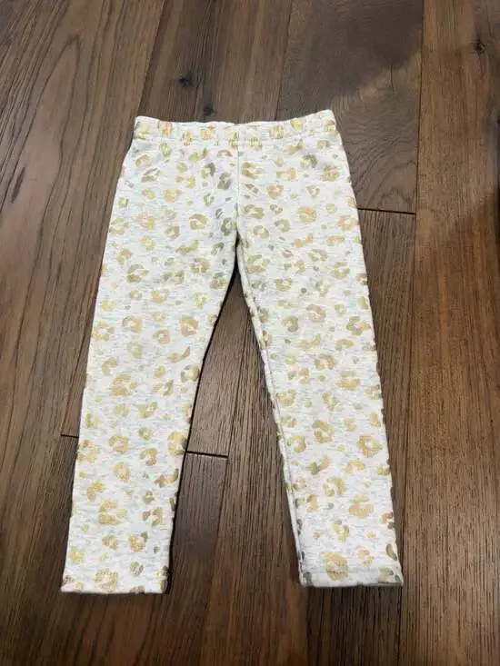 Carter's Toddler Girls Gold Leopard Print Leggings